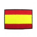 PARCHE BANDERA ESPAÑA SIN ESCUDO 7,5X5 CM