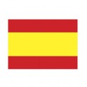 PEGATINA BANDERA ESPAÑA 15X10 CM