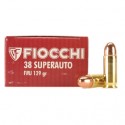 MUNICION FIOCCHI CAL.38 SUPERAUTO FMJ 129GR 50UD