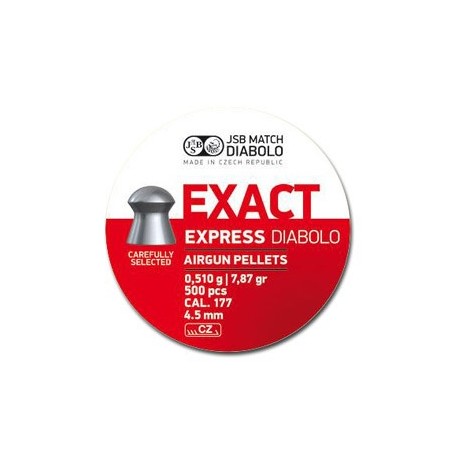 CAJA BALINES JSB EXACT EXP. 4,52MM 0,510G 500 UD